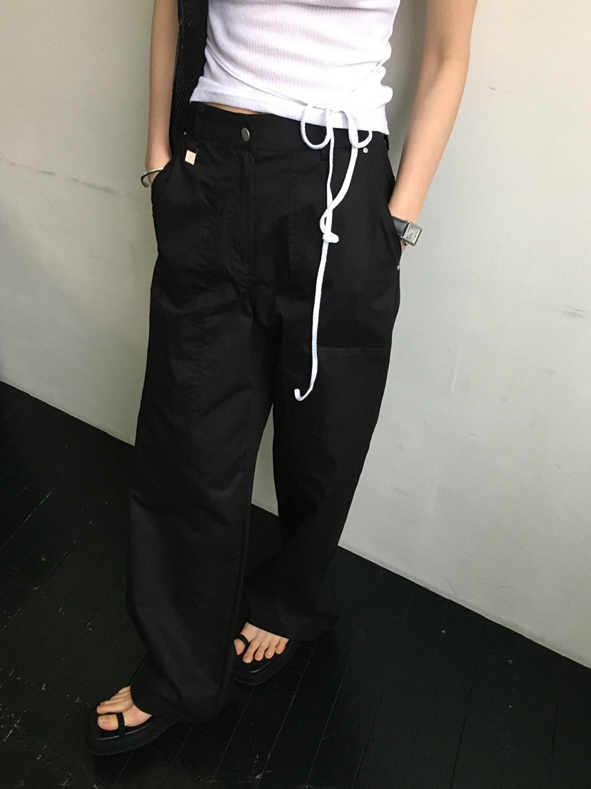 MONDAYMORING韓國直郵女士新款真品25春夏推薦休閑人氣休閑褲MONDAYMORING休閑褲
