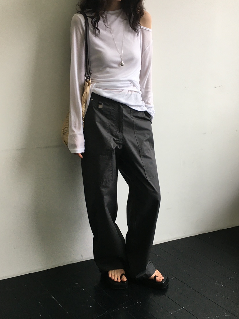 MONDAYMORING韓國直郵女士新款真品25春夏推薦休閑人氣休閑褲MONDAYMORING休閑褲