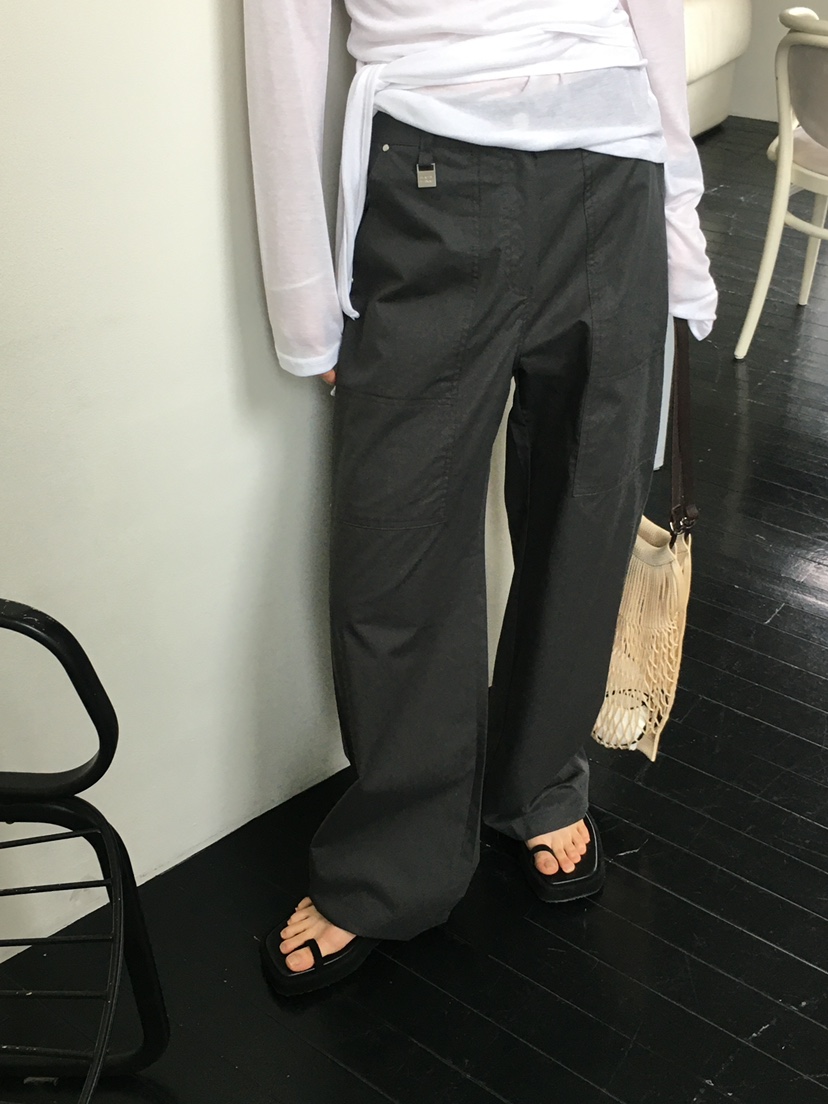 MONDAYMORING韓國直郵女士新款真品25春夏推薦休閑人氣休閑褲MONDAYMORING休閑褲