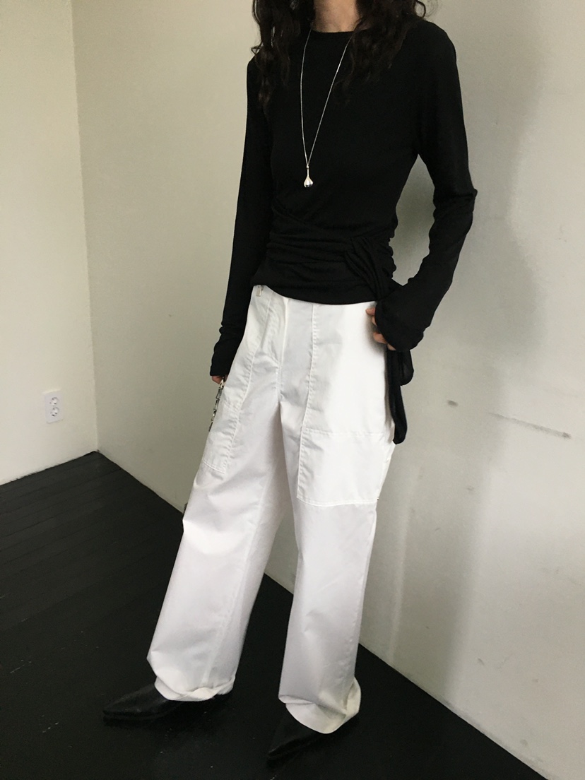 MONDAYMORING韓國直郵女士新款真品25春夏推薦休閑人氣休閑褲MONDAYMORING休閑褲