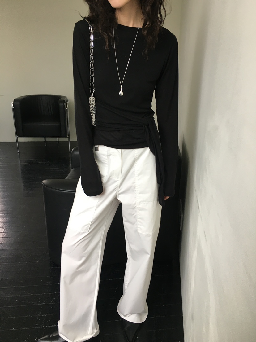 MONDAYMORING韓國直郵女士新款真品25春夏推薦休閑人氣休閑褲MONDAYMORING休閑褲