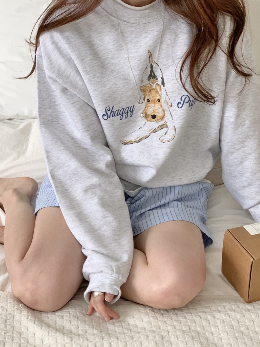 WOOD韓國代購女裝新款人氣時尚熱賣真品25春夏職業休閑衛衣WOOD衛衣