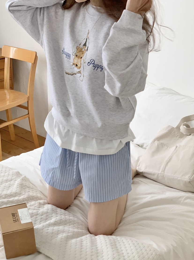 WOOD韓國代購女裝新款人氣時尚熱賣真品25春夏職業休閑衛衣WOOD衛衣