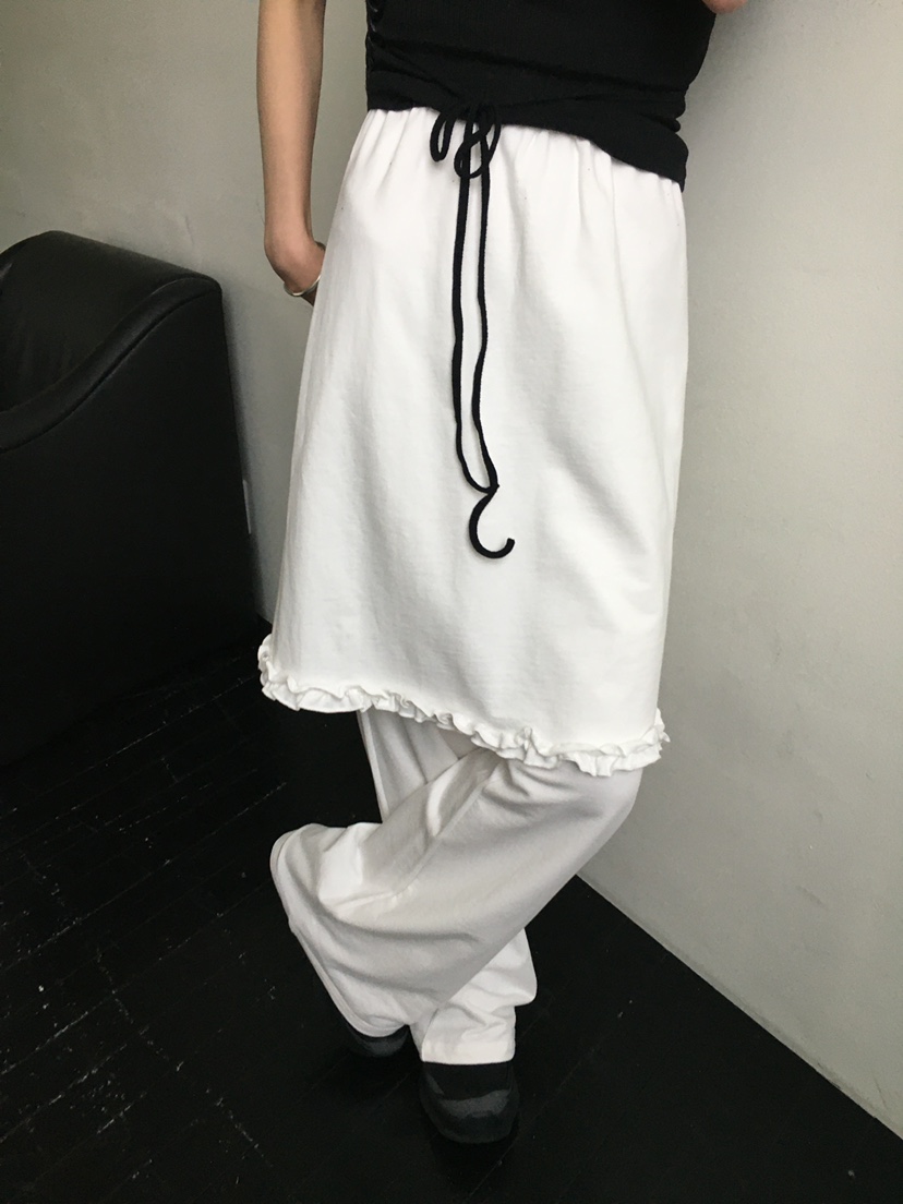 MONDAYMORING東大門實拍女士新款時尚真品職業推薦裙褲荷葉邊MONDAYMORING裙褲