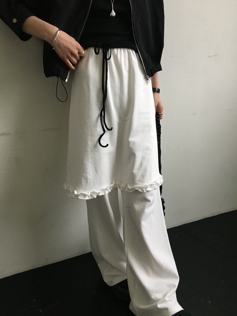 MONDAYMORING東大門實拍女士新款時尚真品職業推薦裙褲荷葉邊MONDAYMORING裙褲