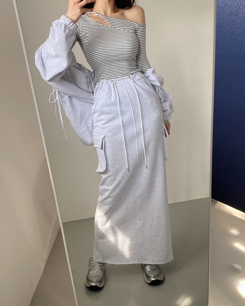 VENEFIT東大門代購女裝新品真品休閑熱賣推薦職業人氣25春夏長裙VENEFIT/JENNIE長裙