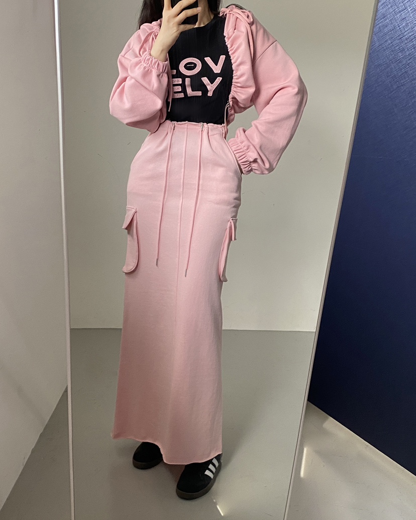 VENEFIT東大門代購女裝新品真品休閑熱賣推薦職業人氣25春夏長裙VENEFIT/JENNIE長裙
