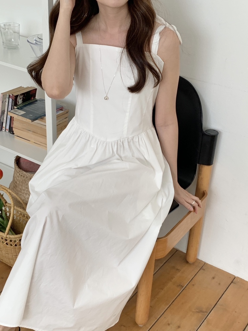 WOOD韓國直郵女裝新品25春夏熱賣人氣時尚推薦職業休閑連衣裙WOOD連衣裙