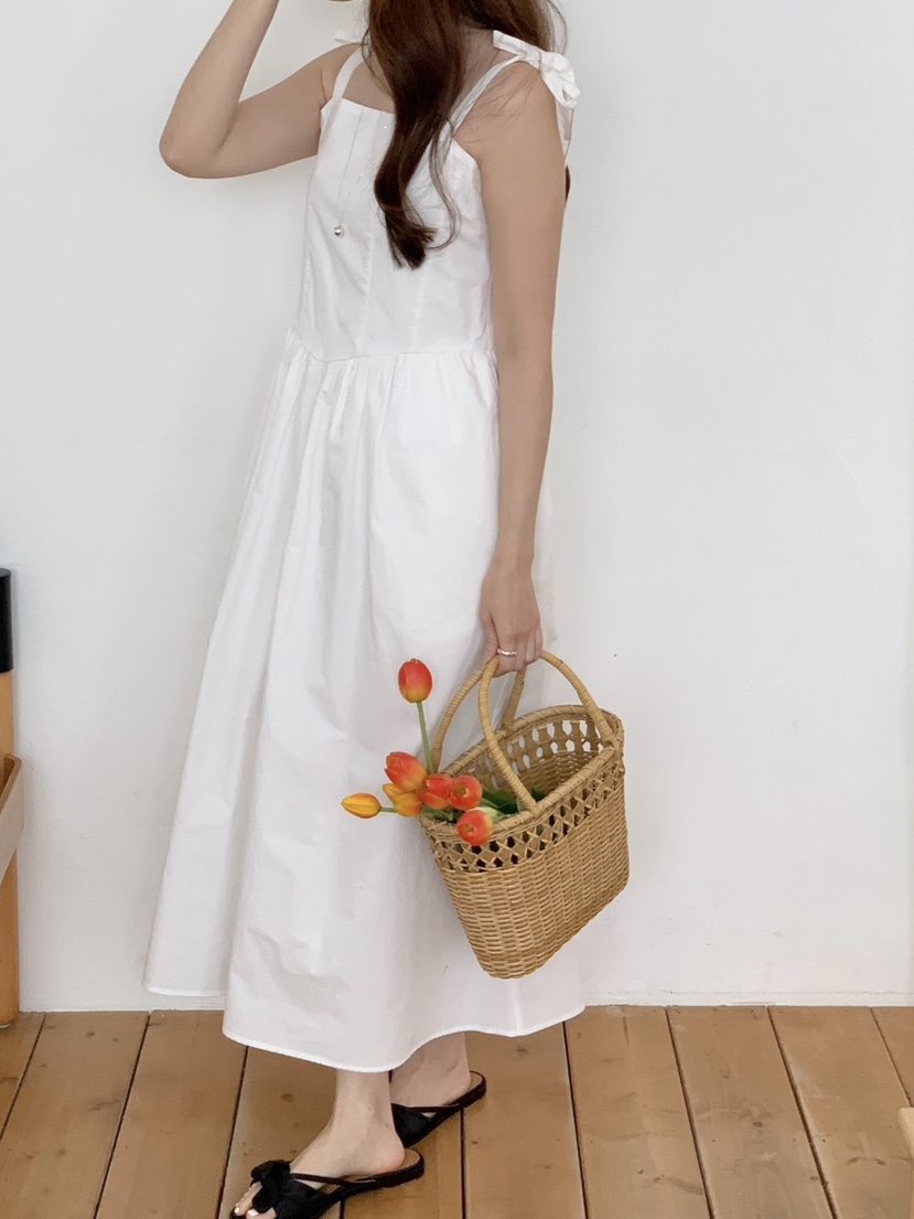 WOOD韓國直郵女裝新品25春夏熱賣人氣時尚推薦職業休閑連衣裙WOOD連衣裙