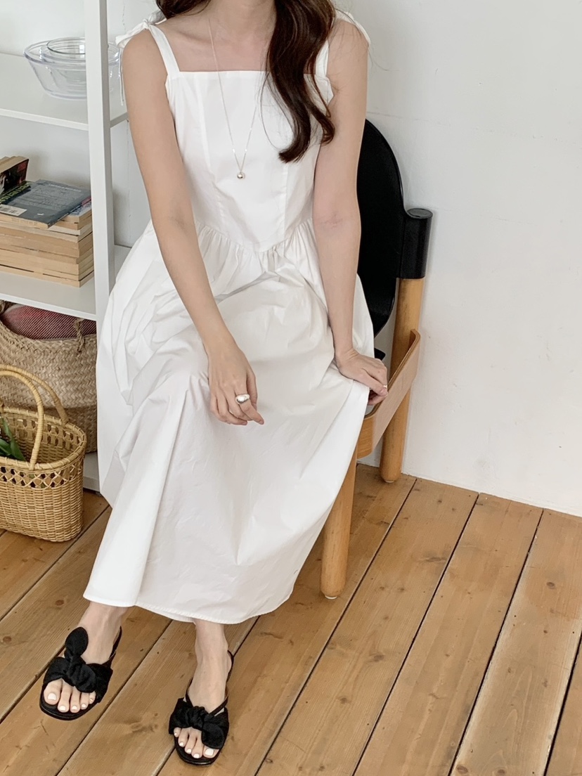 WOOD韓國直郵女裝新品25春夏熱賣人氣時尚推薦職業休閑連衣裙WOOD連衣裙