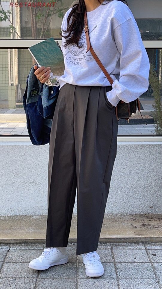 LA_TERRE韓國代購女裝新品職業人氣休閑真品25春夏推薦休閑褲LA_TERRE休閑褲