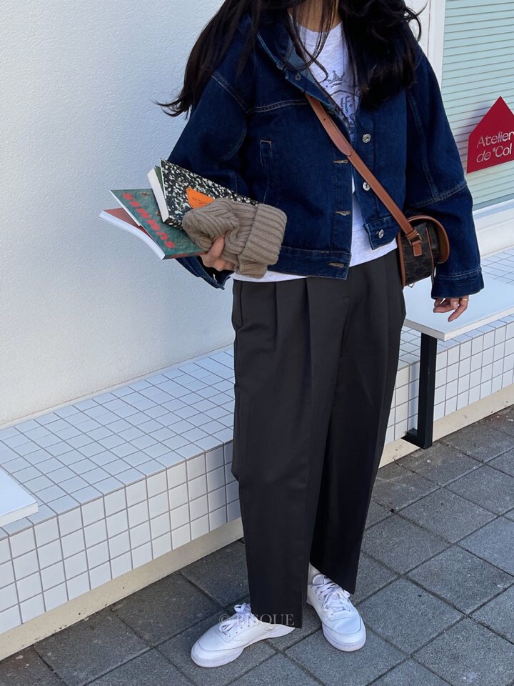 LA_TERRE韓國代購女裝新品職業人氣休閑真品25春夏推薦休閑褲LA_TERRE休閑褲