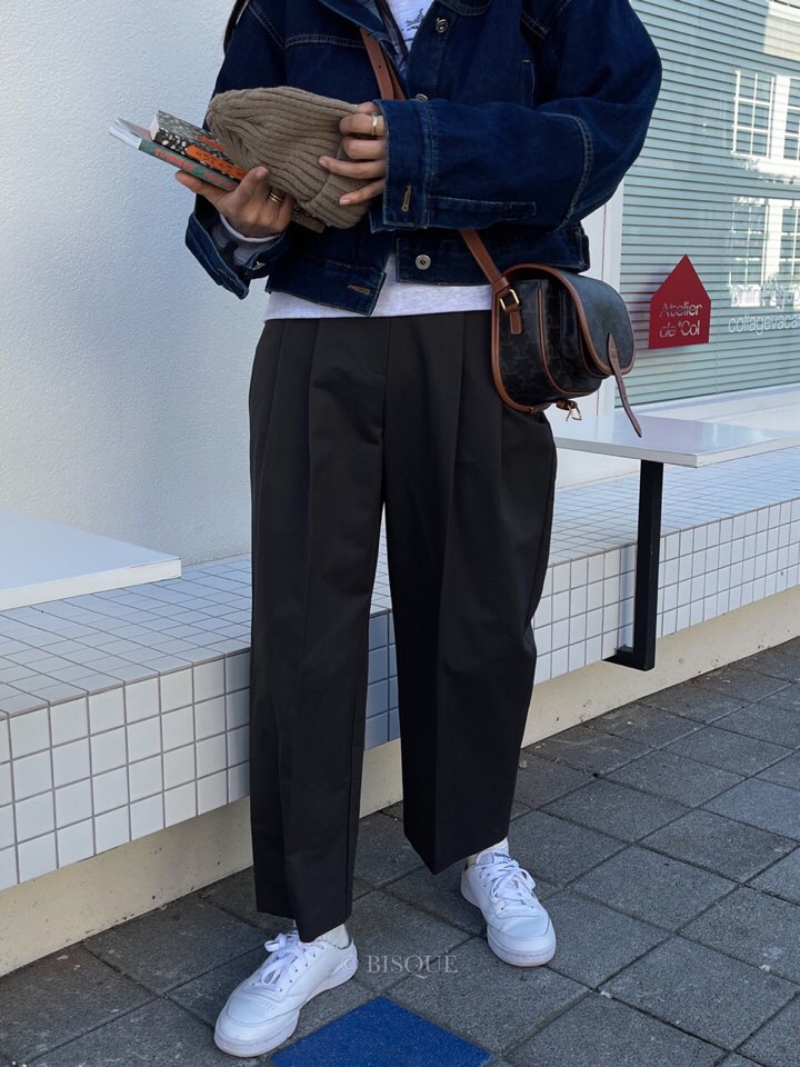 LA_TERRE韓國代購女裝新品職業人氣休閑真品25春夏推薦休閑褲LA_TERRE休閑褲