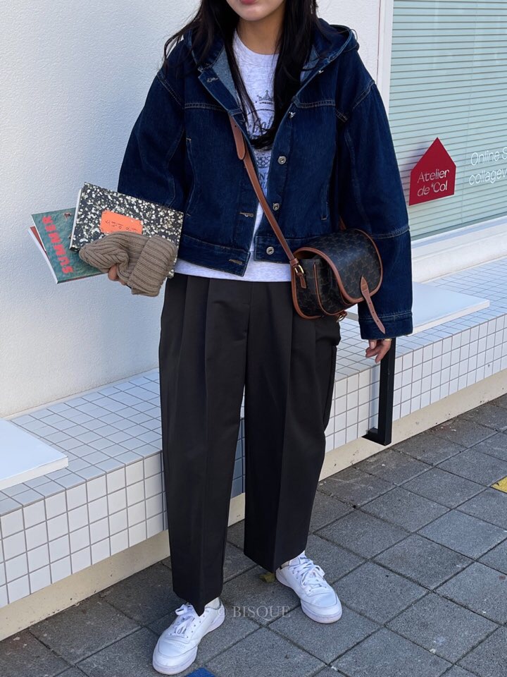 LA_TERRE韓國代購女裝新品職業人氣休閑真品25春夏推薦休閑褲LA_TERRE休閑褲
