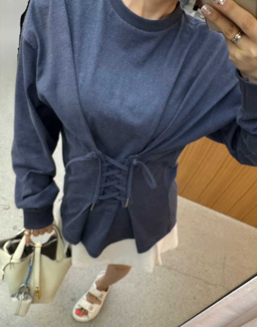 JUJU東大門代購女裝新款休閑真品熱賣職業推薦人氣長袖T恤緊身JUJU長袖T恤
