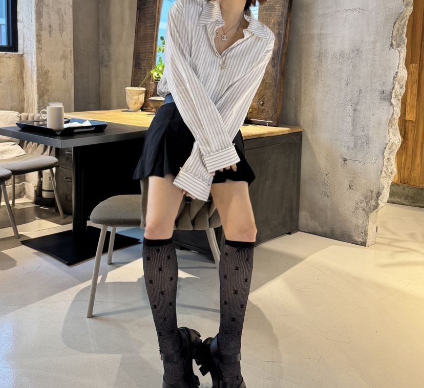 JUJU韓國代購女士新款休閑熱賣真品時尚人氣職業襯衫蕾絲衫JUJU襯衫/蕾絲衫