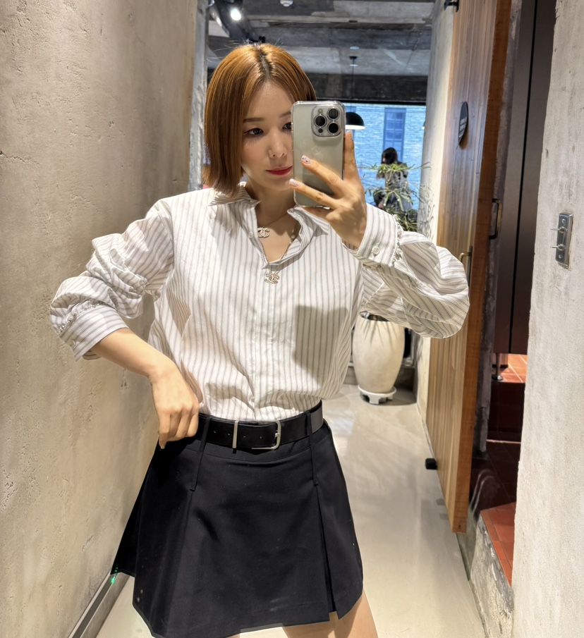 JUJU韓國代購女士新款休閑熱賣真品時尚人氣職業襯衫蕾絲衫JUJU襯衫/蕾絲衫