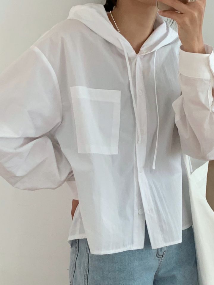 DOIT東大門直郵女士新品休閑人氣時尚職業真品襯衫蕾絲衫連帽DOIT襯衫/蕾絲衫