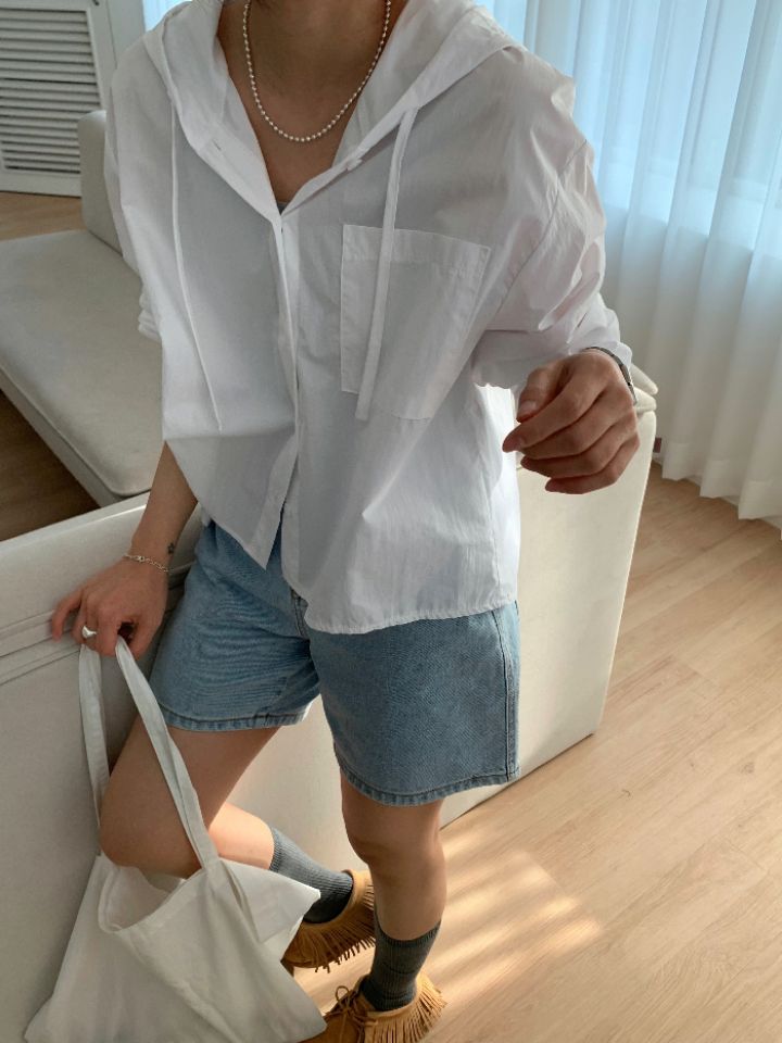 DOIT東大門直郵女士新品休閑人氣時尚職業真品襯衫蕾絲衫連帽DOIT襯衫/蕾絲衫