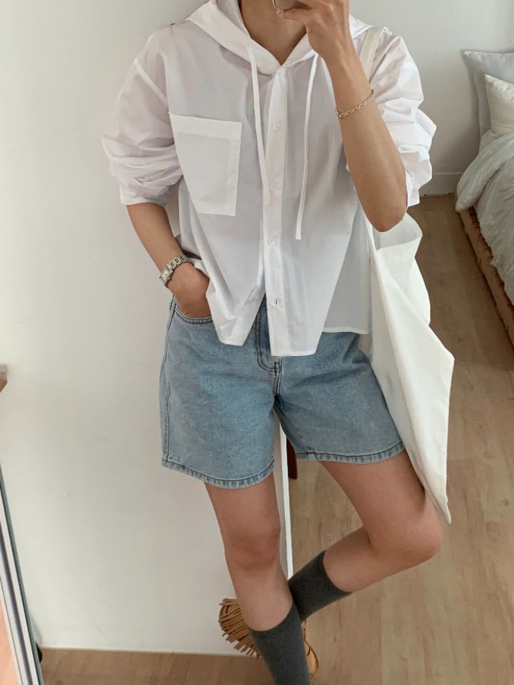 DOIT東大門直郵女士新品休閑人氣時尚職業真品襯衫蕾絲衫連帽DOIT襯衫/蕾絲衫