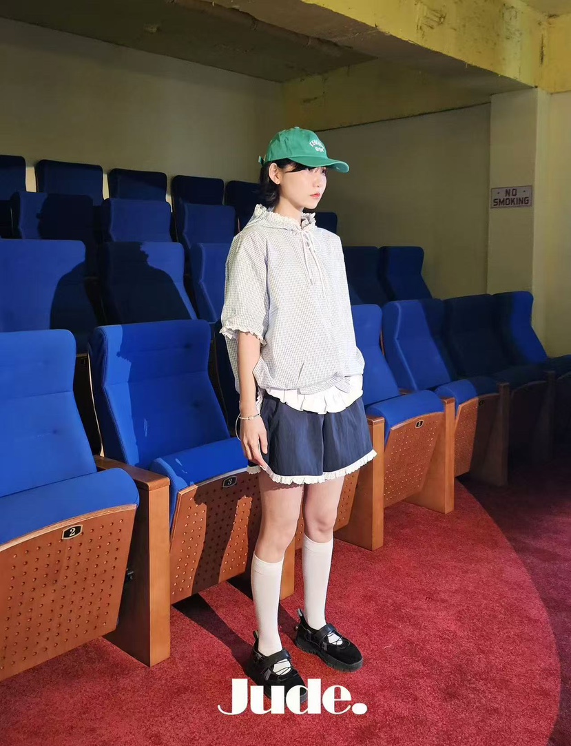 HEYJUDE東大門實拍女士新款人氣25春夏休閑時尚熱賣職業短褲HEYJUDE短褲圖色2