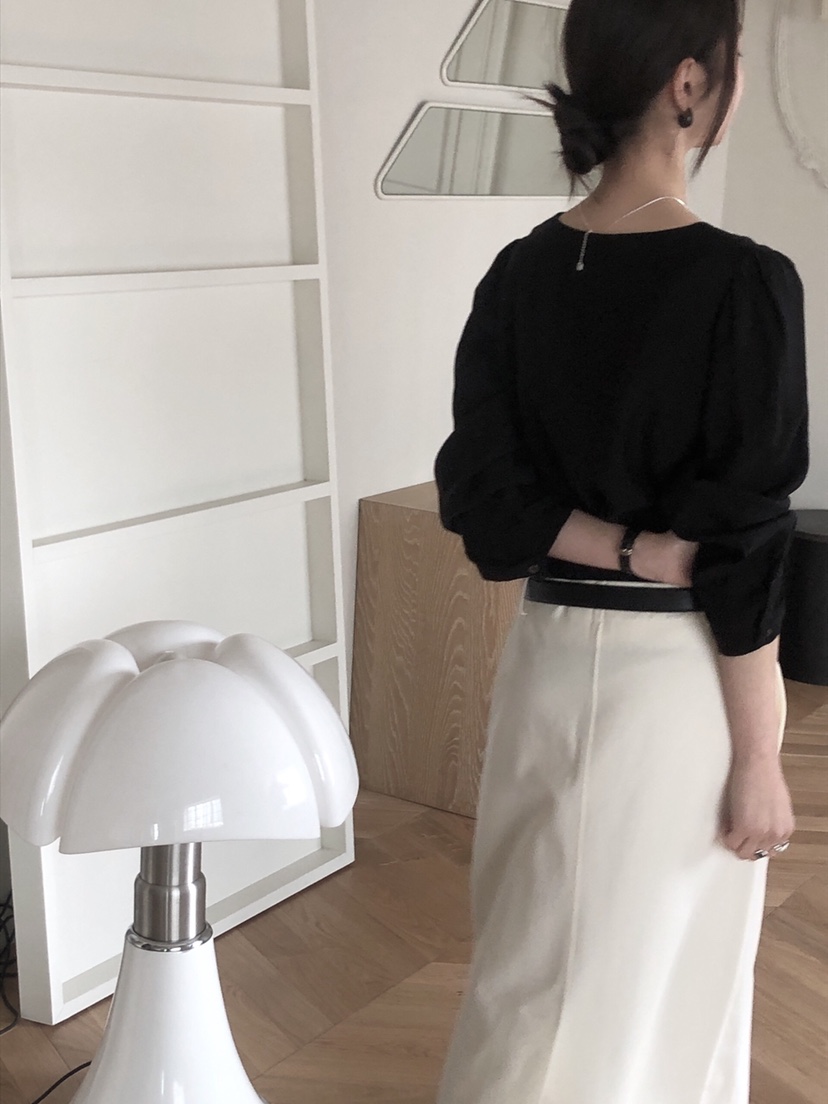 LE BUTTER韓國代購女士新品休閑職業25春夏人氣襯衫蕾絲衫LE BUTTER襯衫/蕾絲衫