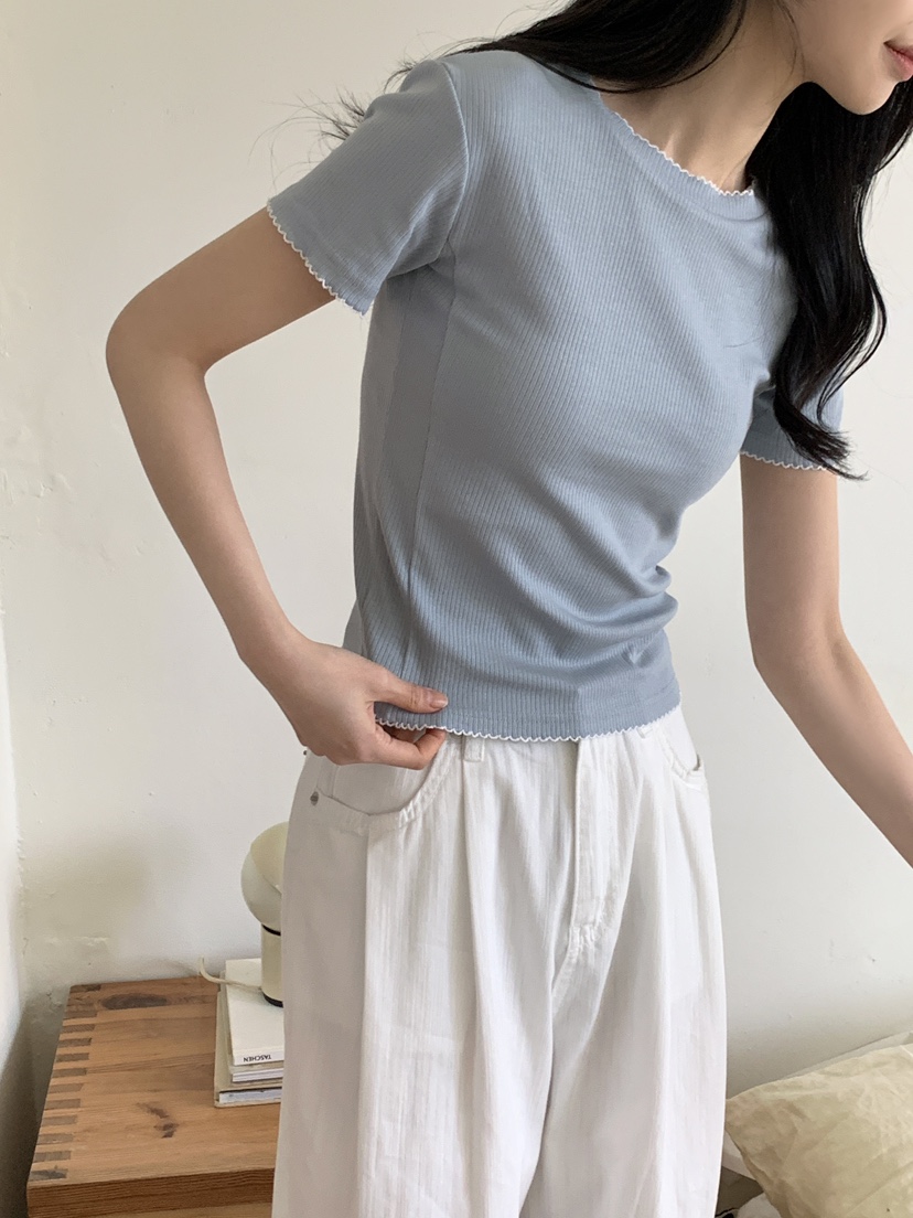 BOUND.A東大門代購女士新款時尚休閑職業熱賣真品人氣25春夏T恤BOUND.AT恤