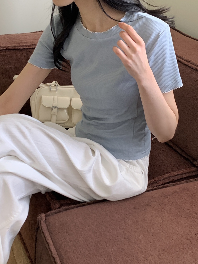 BOUND.A東大門代購女士新款時尚休閑職業熱賣真品人氣25春夏T恤BOUND.AT恤