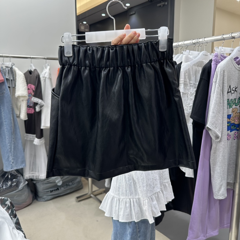 INTHEEND東大門實拍女裝新品25春夏熱賣真品人氣推薦短裙皮革INTHEEND短裙