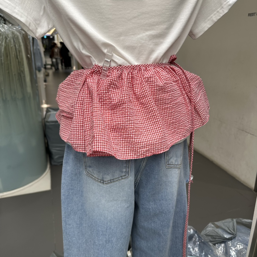 INTHEEND東大門直郵女士新品25春夏真品人氣休閑時尚短裙格紋INTHEEND短裙