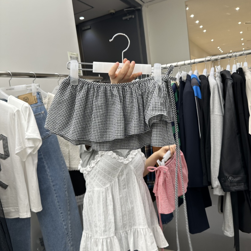INTHEEND東大門直郵女士新品25春夏真品人氣休閑時尚短裙格紋INTHEEND短裙圖色2