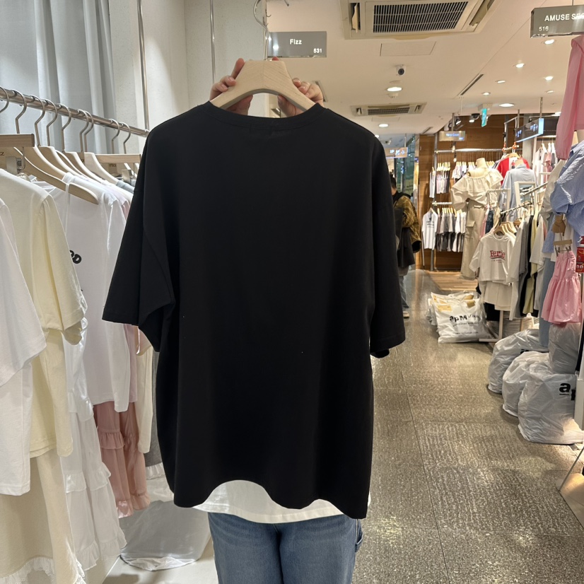 FIZZ韓國代購女裝新品職業時尚推薦休閑人氣真品熱賣25春夏T恤FIZZT恤