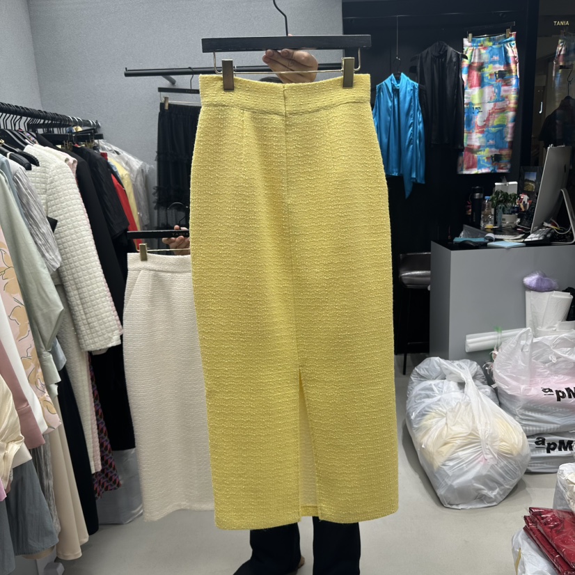 CLOP韓國直郵女士新款時尚熱賣真品休閑25春夏職業推薦長裙TANIA長裙