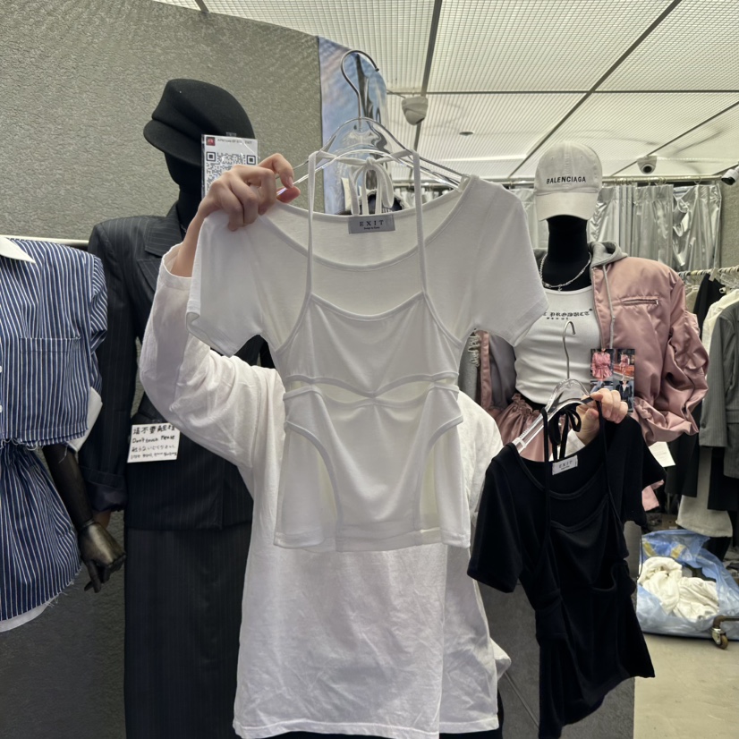 EXIT韓國直郵女裝新品人氣熱賣職業25春夏休閑真品推薦時尚T恤EXITT恤