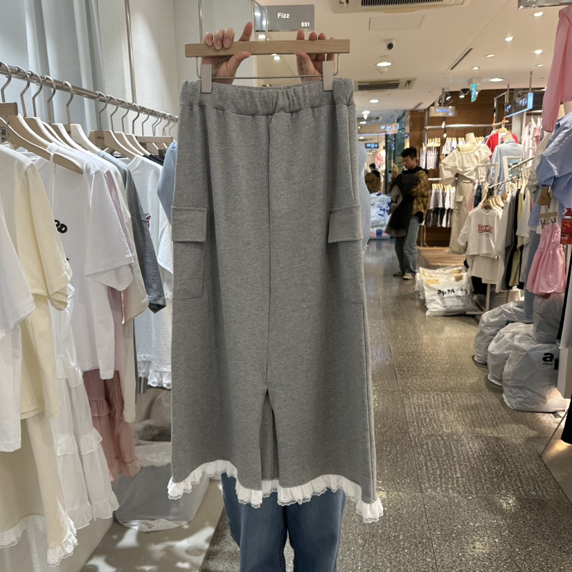 FIZZ東大門直郵女裝新品25春夏人氣休閑真品推薦熱賣時尚長裙FIZZ長裙