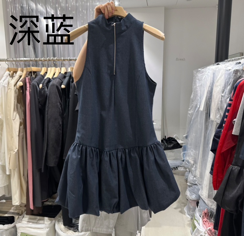 GREEK東大門實拍女士新品25春夏休閑熱賣真品職業時尚連衣裙GREEK連衣裙圖色2