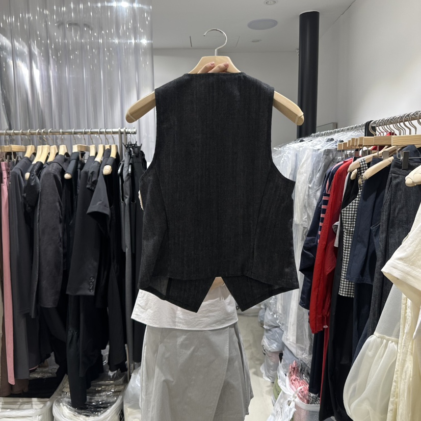 GREEK東大門實拍女士新品25春夏真品休閑推薦人氣職業時尚馬甲GREEK馬甲