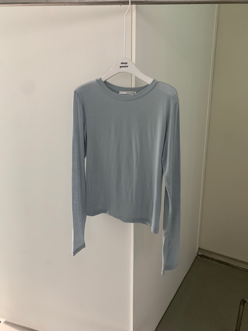 SHOP POSTER東大門直郵女士新款時尚推薦熱賣真品25春夏長袖T恤SHOP_POSTER長袖T恤圖色2