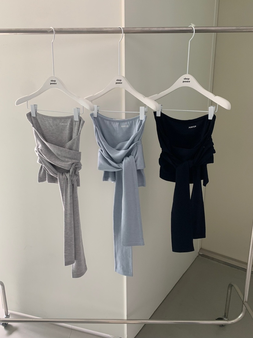 SHOP POSTER東大門代購女裝新品熱賣職業25春夏吊帶背心緊身SHOP_POSTER吊帶/背心