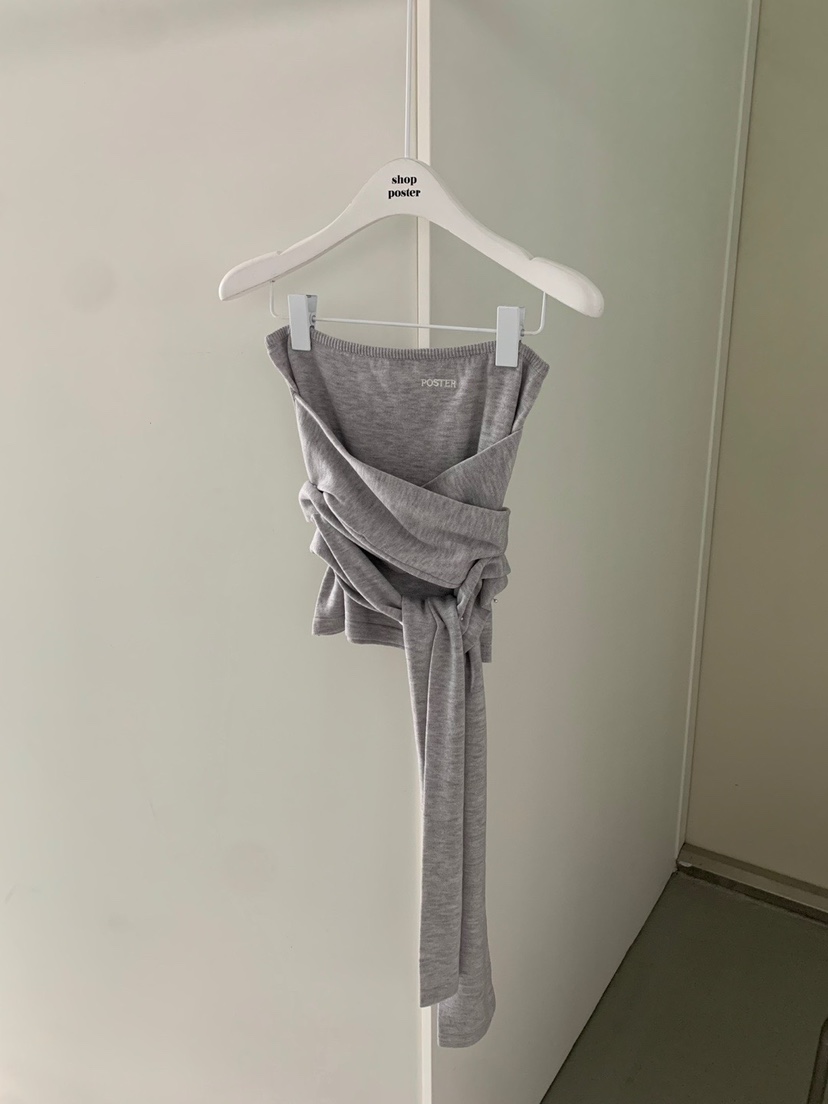 SHOP POSTER東大門代購女裝新品熱賣職業25春夏吊帶背心緊身SHOP_POSTER吊帶/背心圖色2