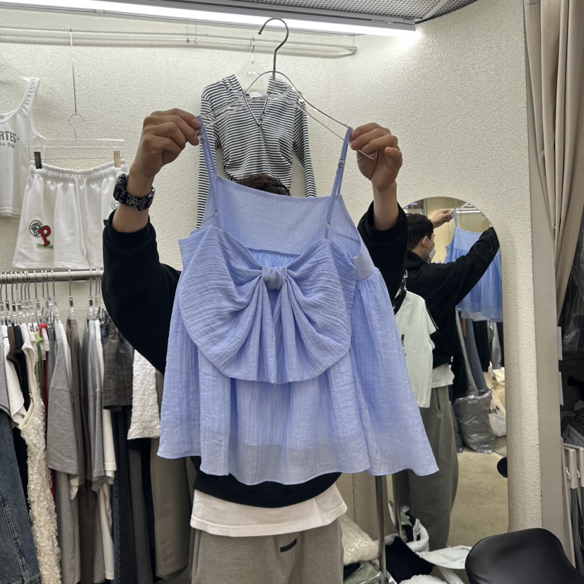 MAGOT韓國代購女士新款真品職業推薦熱賣休閑25春夏吊帶背心IIIΛGOT/MAGOT吊帶/背心