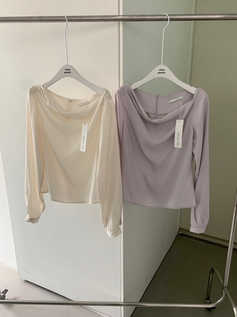 SHOP POSTER東大門實拍女士新品25春夏推薦時尚襯衫蕾絲衫SHOP_POSTER襯衫/蕾絲衫