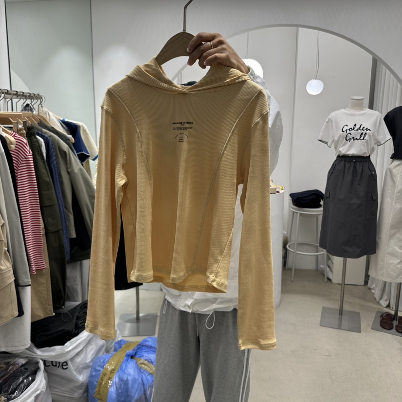 GOLDEN MARKET東大門實拍女裝新款人氣職業熱賣推薦長袖T恤GOLDEN MARKET長袖T恤圖色3