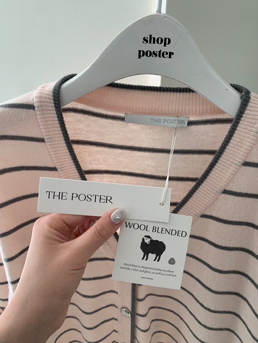 SHOP POSTER東大門直郵女裝新品25春夏推薦職業人氣針織衫SHOP_POSTER針織衫