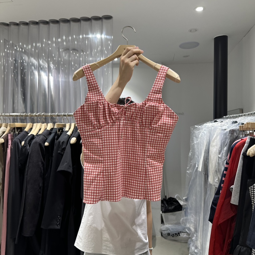 GREEK韓國代購女士新款推薦職業25春夏時尚熱賣真品吊帶背心GREEK吊帶/背心圖色1