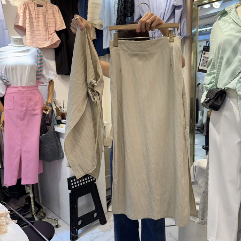 BUTTU韓國直郵女士新款休閑職業時尚熱賣人氣推薦半身裙中短裙10 O CLOCK/Buttu半身裙/中短裙