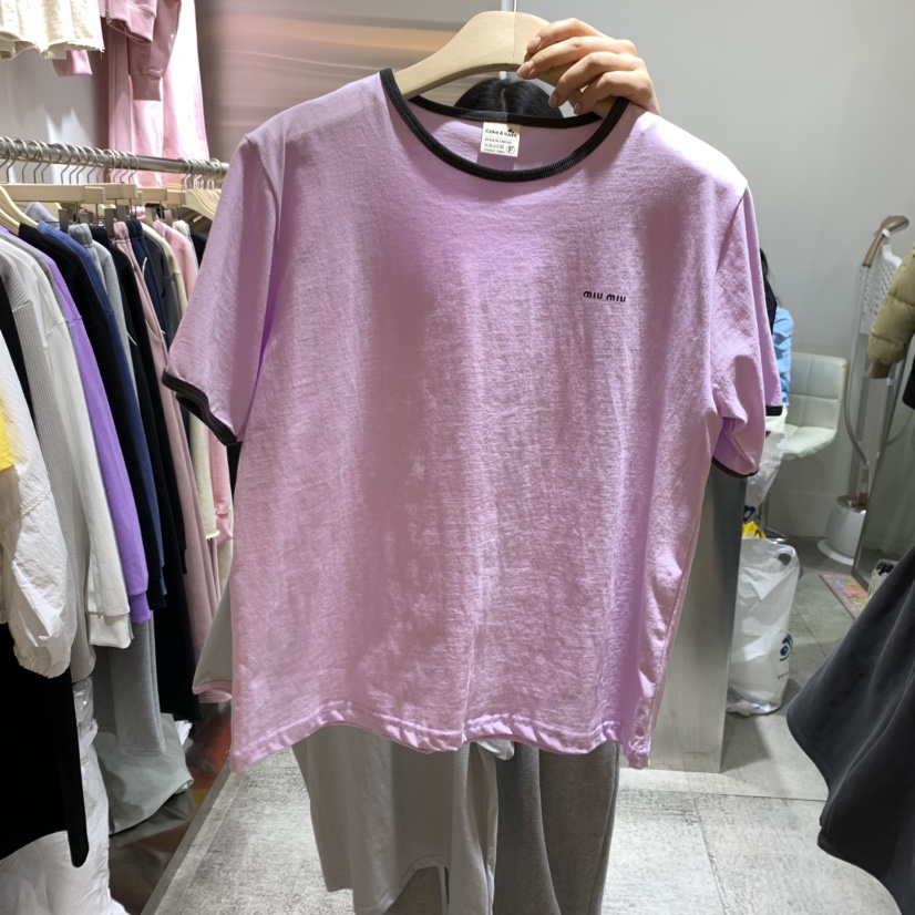 COKE CAKE東大門直郵女裝新品真品推薦25春夏熱賣職業休閑T恤CHAET恤圖色3