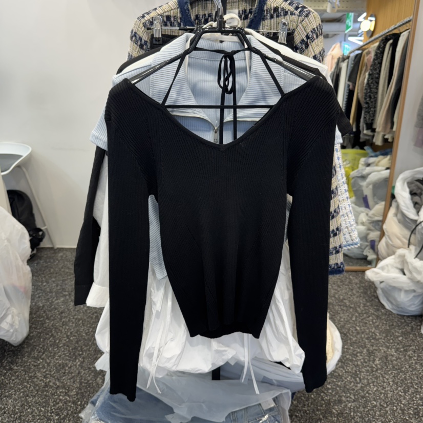 BELOVED韓國代購女裝新品25春夏時尚推薦職業休閑熱賣長袖T恤BELOVED長袖T恤圖色2