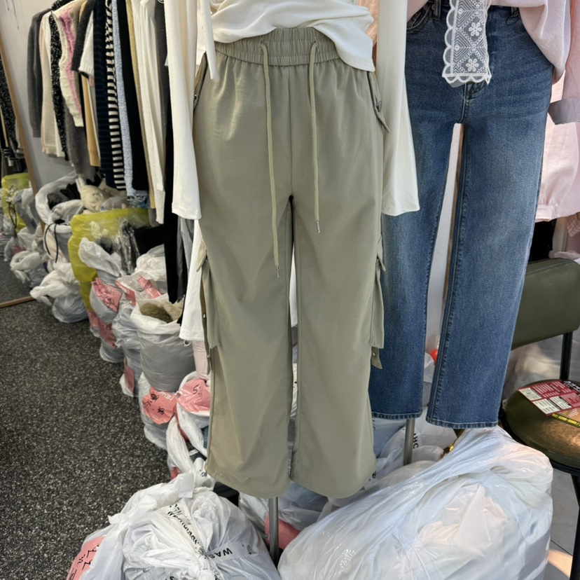 BELOVED韓國代購女士新品人氣真品25春夏熱賣時尚休閑褲工裝褲BELOVED休閑褲圖色5
