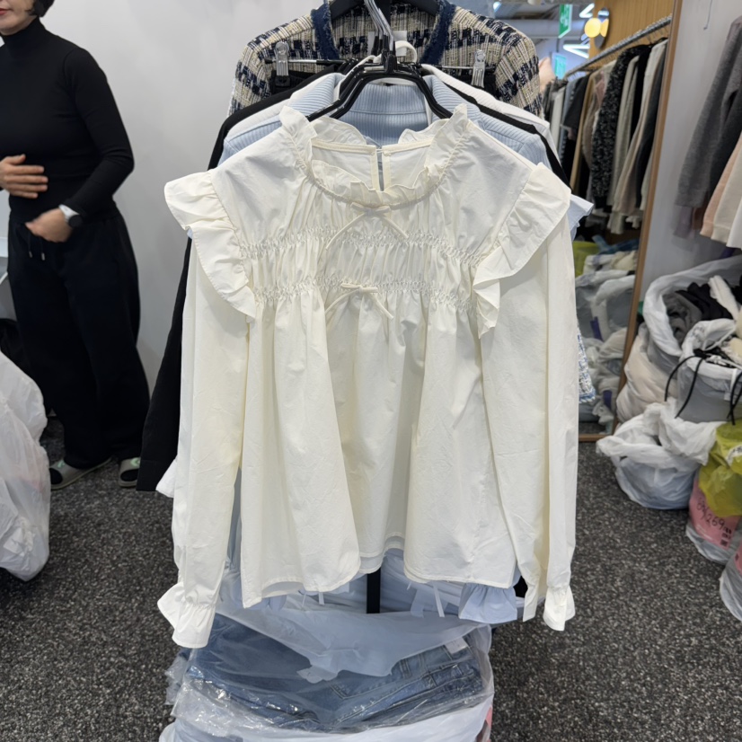 BELOVED東大門直郵女裝新品時尚熱賣真品職業休閑襯衫蕾絲衫BELOVED襯衫/蕾絲衫圖色2
